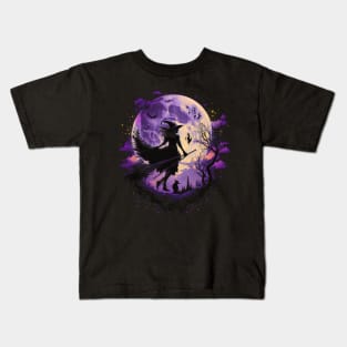 SPELL IN PURPLE Kids T-Shirt